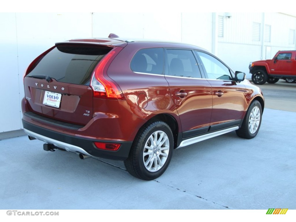 2010 XC60 T6 AWD - Maple Red Metallic / Anthracite photo #5