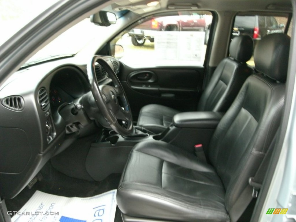 Ebony Interior 2008 Chevrolet TrailBlazer LT 4x4 Photo #78219855