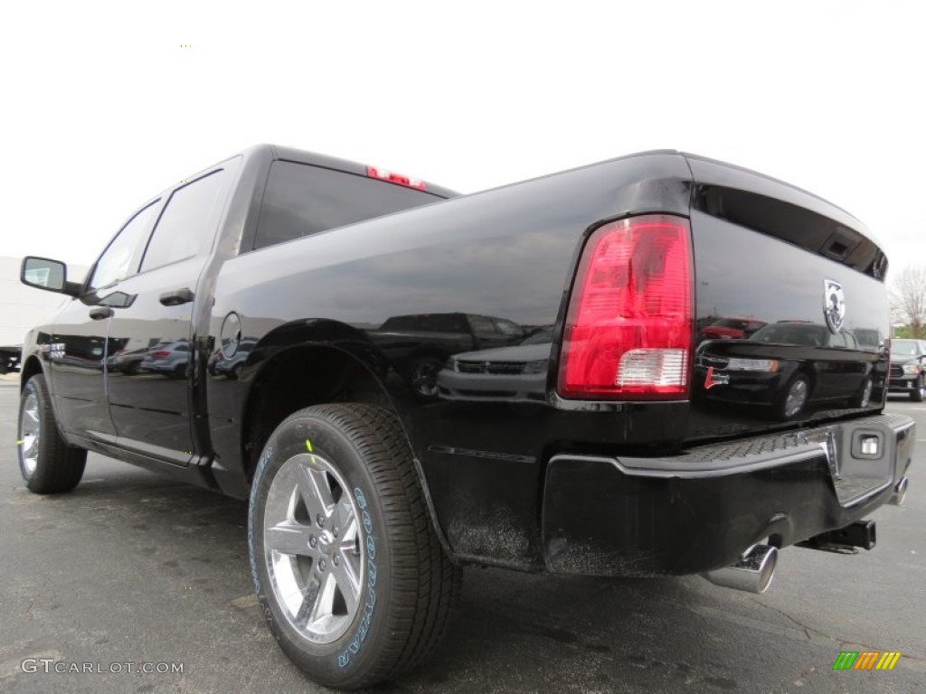 Black 2013 Ram 1500 Express Crew Cab Exterior Photo #78221125