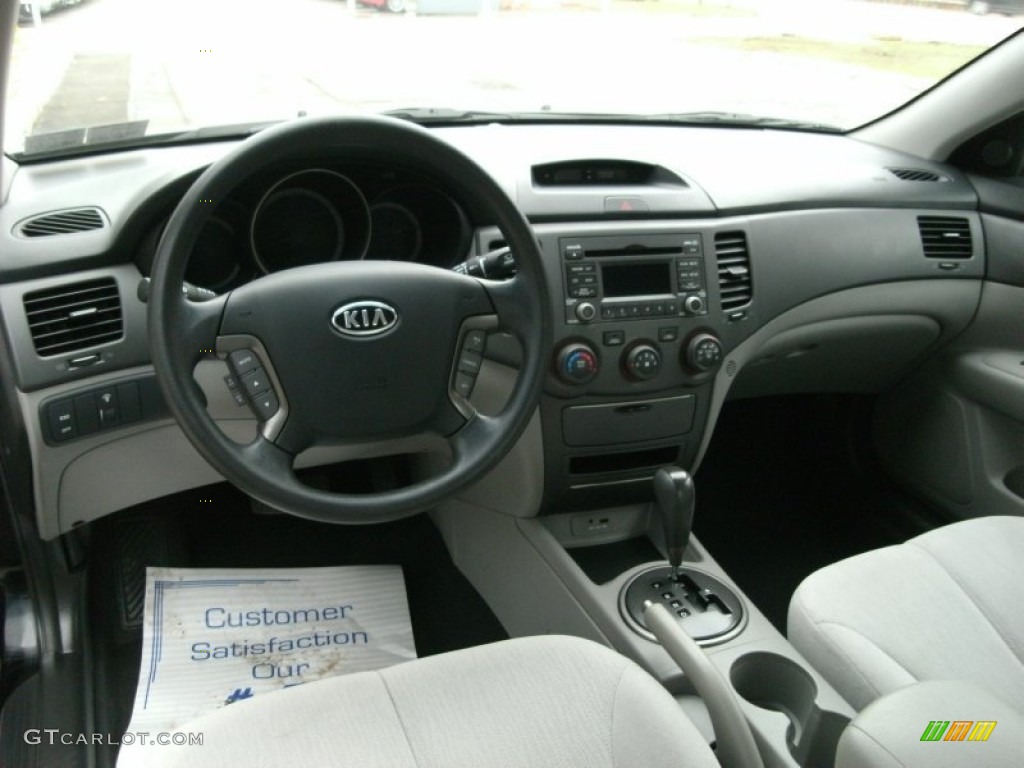 Gray Interior 2010 Kia Optima LX Photo #78221179