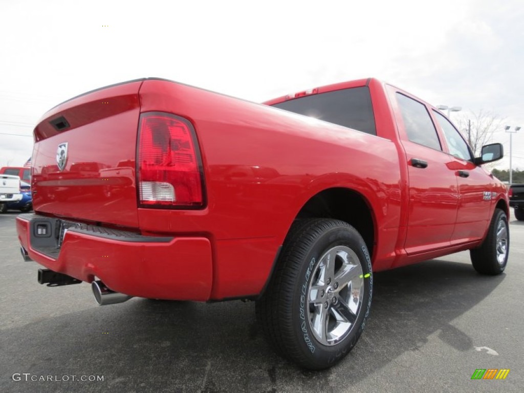Flame Red 2013 Ram 1500 Express Crew Cab Exterior Photo #78221425
