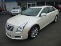 White Diamond Tricoat 2013 Cadillac XTS Luxury FWD Exterior