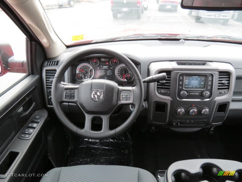2013 Ram 1500 Express Crew Cab Black/Diesel Gray Dashboard Photo #78221574