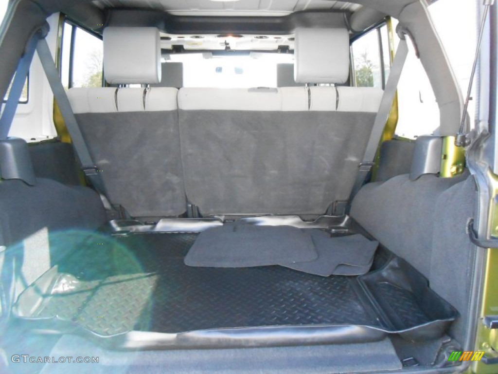 2008 Jeep Wrangler Unlimited X 4x4 Trunk Photo #78222025