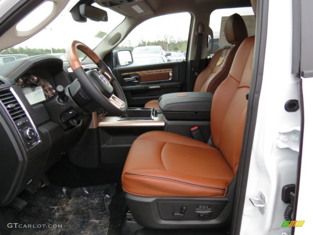 Longhorn Black/Cattle Tan Interior 2013 Ram 1500 Laramie Longhorn Crew Cab 4x4 Photo #78222070