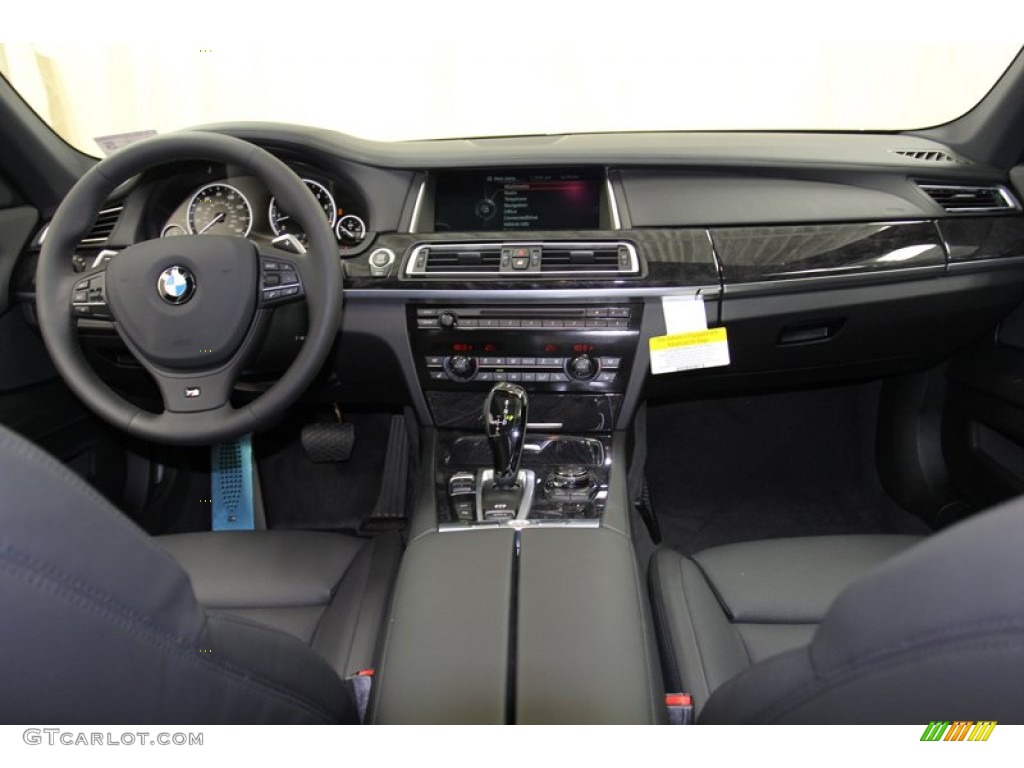 2013 BMW 7 Series 750Li Sedan Black Dashboard Photo #78222680