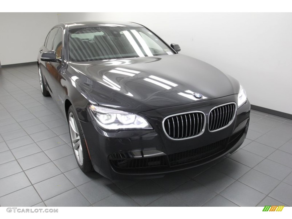 2013 7 Series 750Li Sedan - Dark Graphite Metallic II / Black photo #5