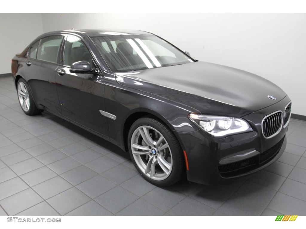 Dark Graphite Metallic II 2013 BMW 7 Series 750Li Sedan Exterior Photo #78222730