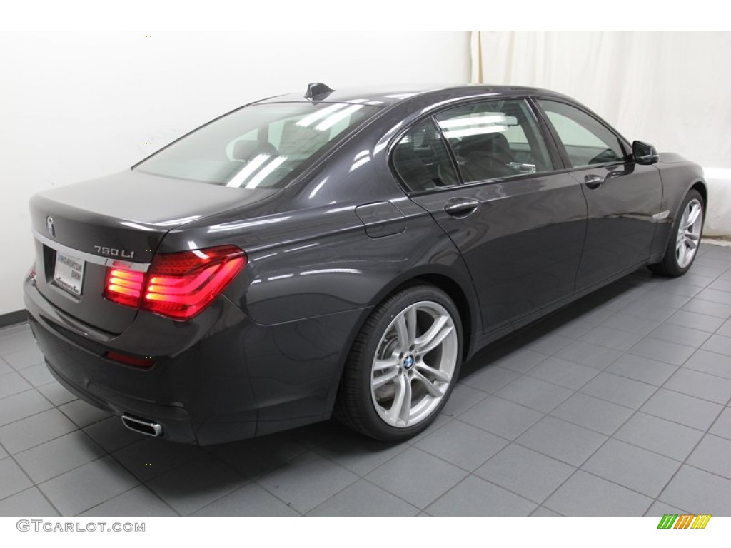 2013 7 Series 750Li Sedan - Dark Graphite Metallic II / Black photo #8