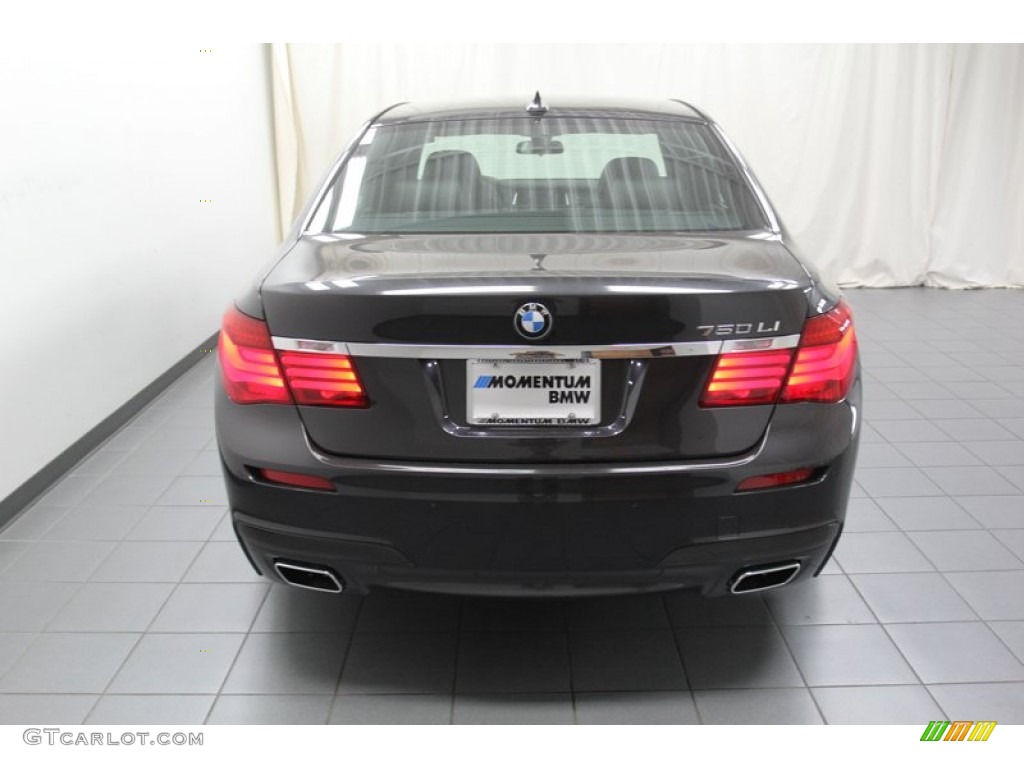2013 7 Series 750Li Sedan - Dark Graphite Metallic II / Black photo #9