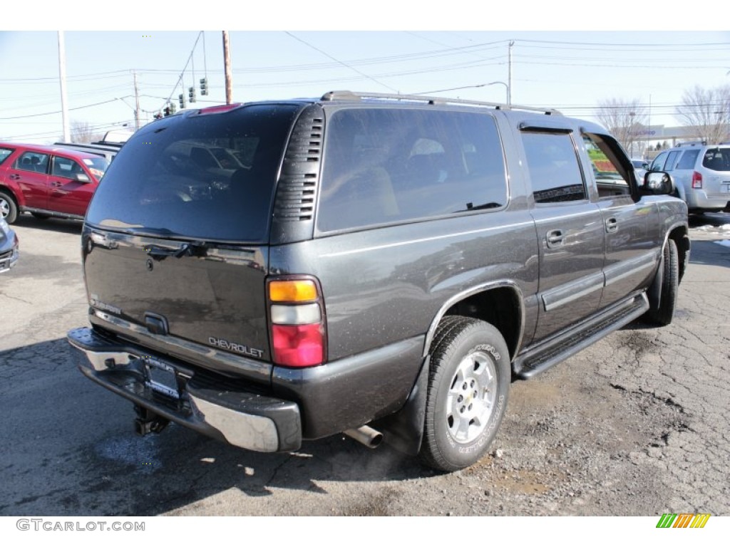 Dark Gray Metallic 2005 Chevrolet Suburban 1500 LT 4x4 Exterior Photo #78222823