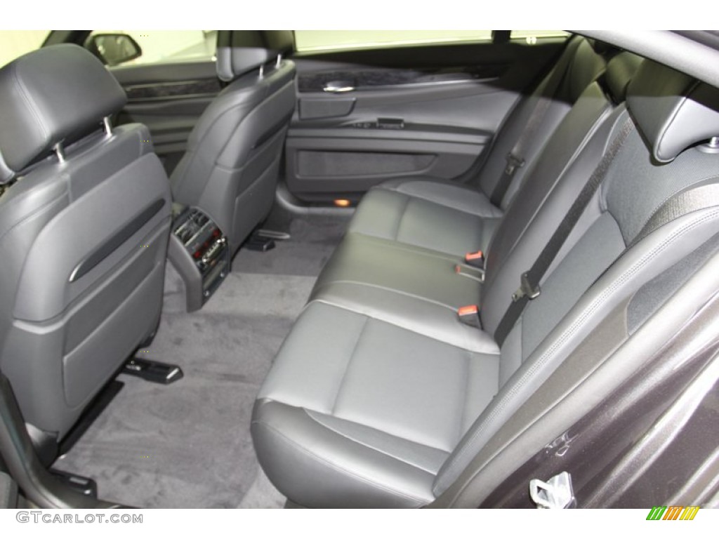 2013 BMW 7 Series 750Li Sedan Rear Seat Photo #78222883