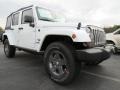 Bright White 2013 Jeep Wrangler Unlimited Oscar Mike Freedom Edition 4x4 Exterior