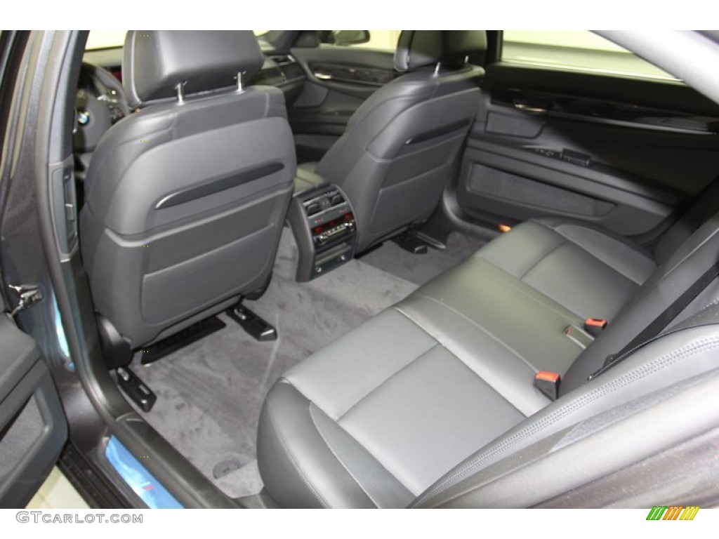 2013 BMW 7 Series 750Li Sedan Rear Seat Photo #78223187
