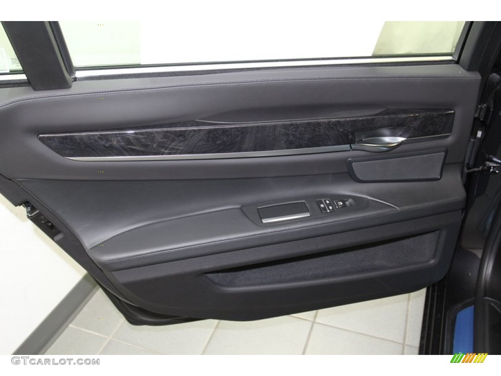 2013 7 Series 750Li Sedan - Dark Graphite Metallic II / Black photo #26