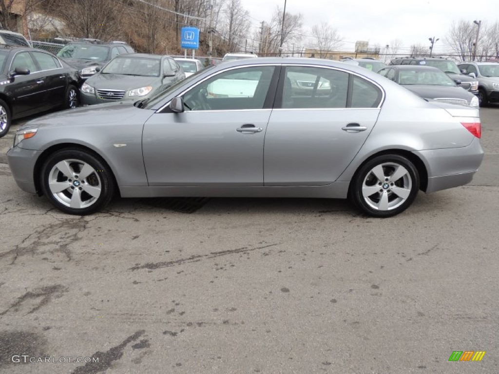 Silver Grey Metallic 2007 BMW 5 Series 525xi Sedan Exterior Photo #78223405