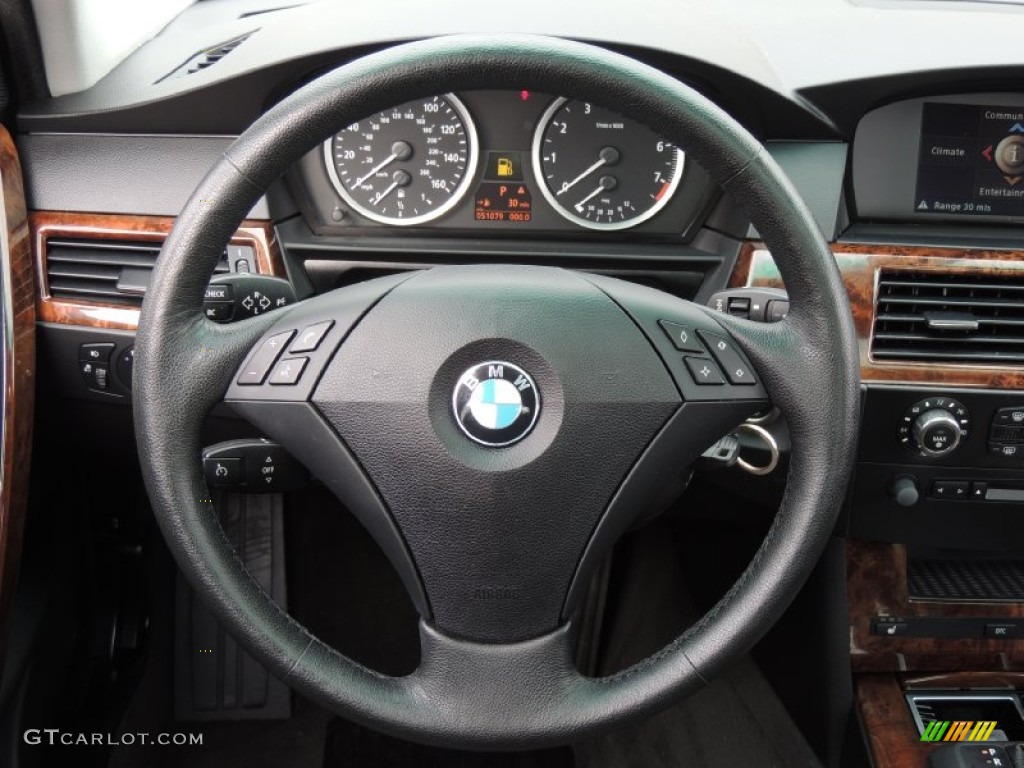2007 BMW 5 Series 525xi Sedan Steering Wheel Photos