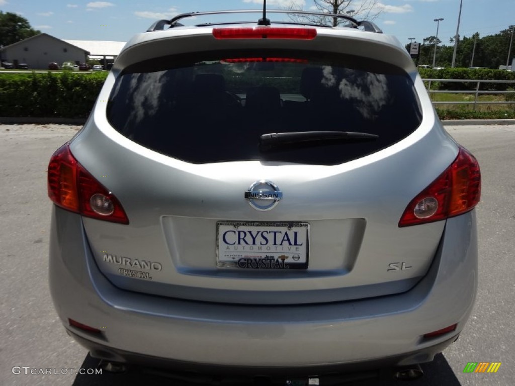 2010 Murano SL - Brilliant Silver Metallic / Black photo #8