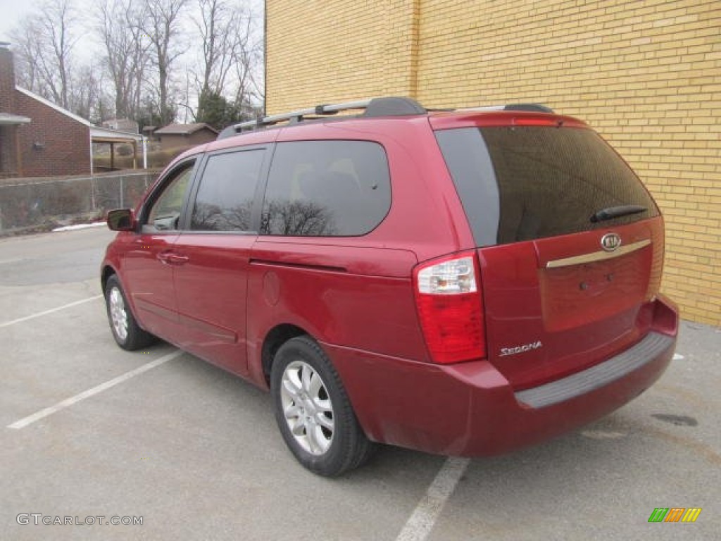 2008 Sedona EX - Claret Red Metallic / Beige photo #3