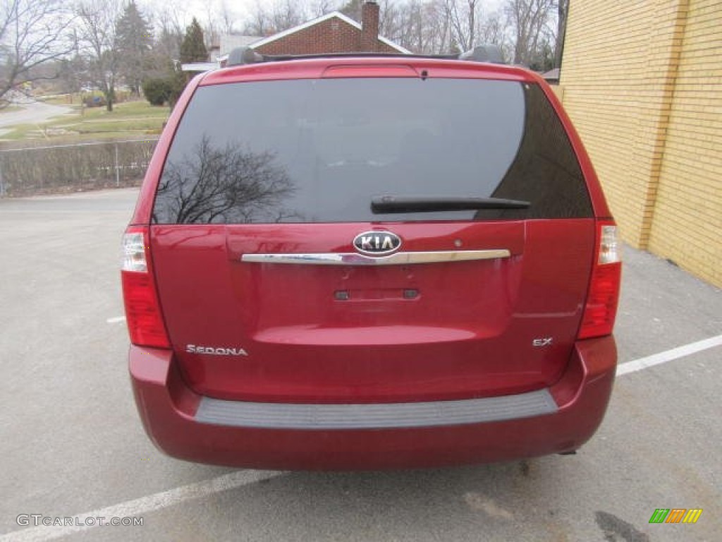 2008 Sedona EX - Claret Red Metallic / Beige photo #4