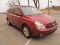 2008 Claret Red Metallic Kia Sedona EX  photo #5