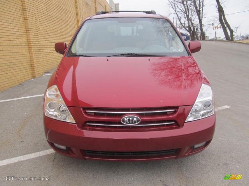 2008 Sedona EX - Claret Red Metallic / Beige photo #6