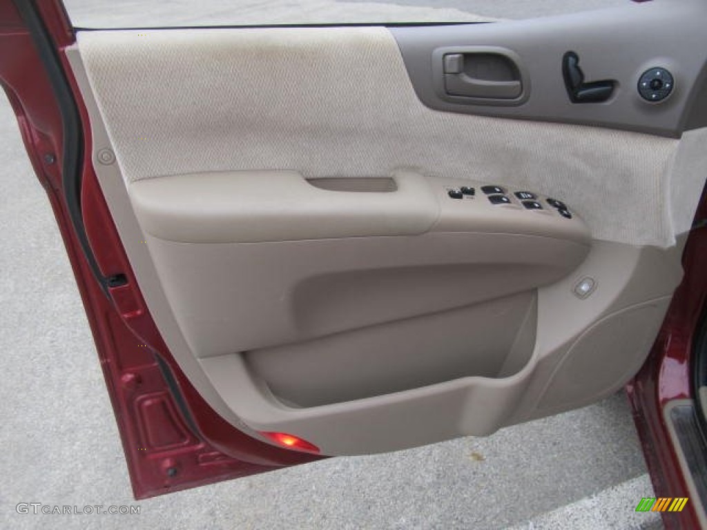 2008 Sedona EX - Claret Red Metallic / Beige photo #7