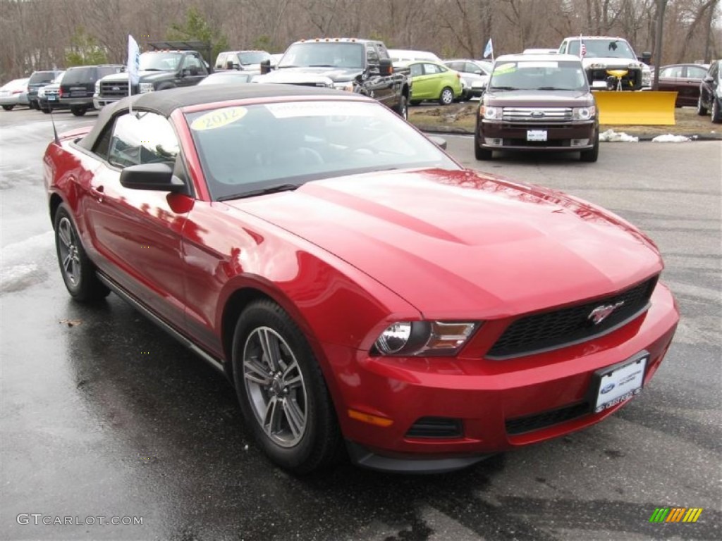 Red Candy Metallic Ford Mustang