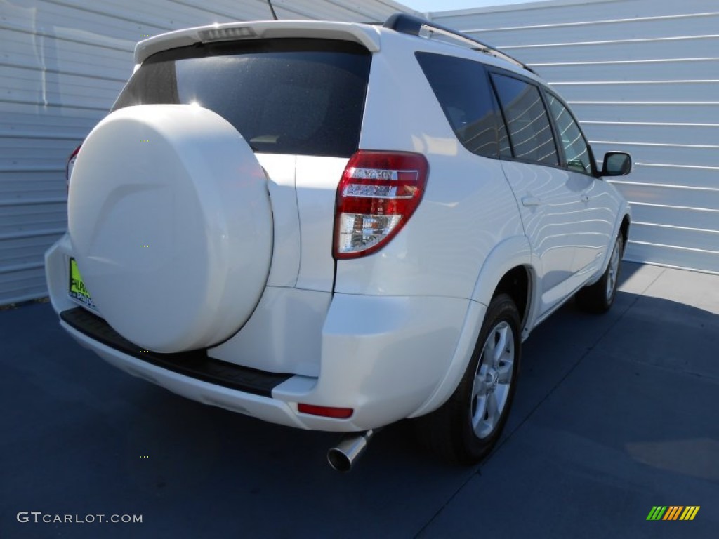 2011 RAV4 V6 Limited - Super White / Ash photo #4