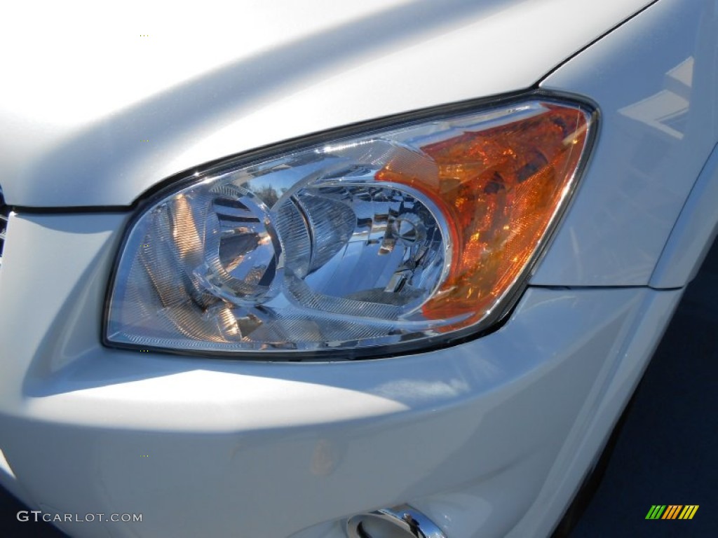 2011 RAV4 V6 Limited - Super White / Ash photo #9