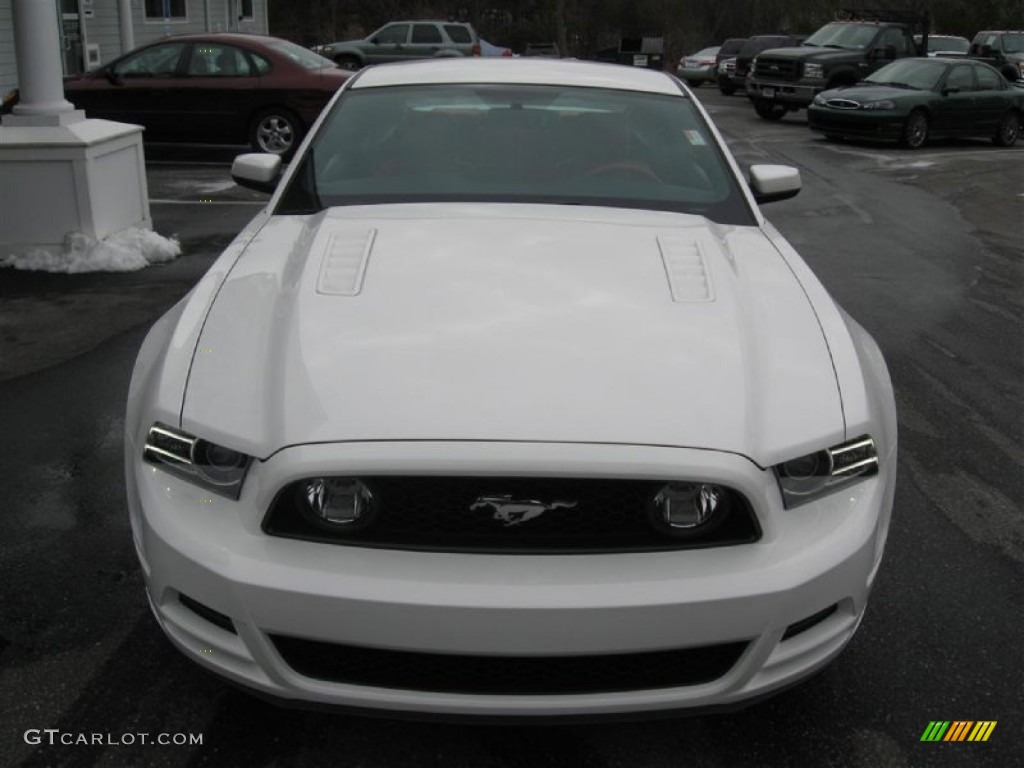 Performance White 2013 Ford Mustang GT Premium Coupe Exterior Photo #78225154