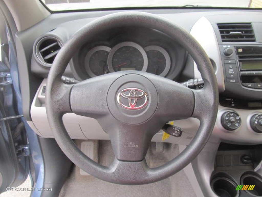 2008 Toyota RAV4 4WD Ash Steering Wheel Photo #78225373