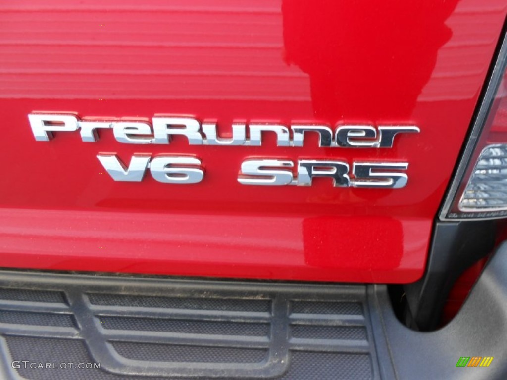 2009 Tacoma V6 SR5 PreRunner Double Cab - Barcelona Red Metallic / Sand Beige photo #18