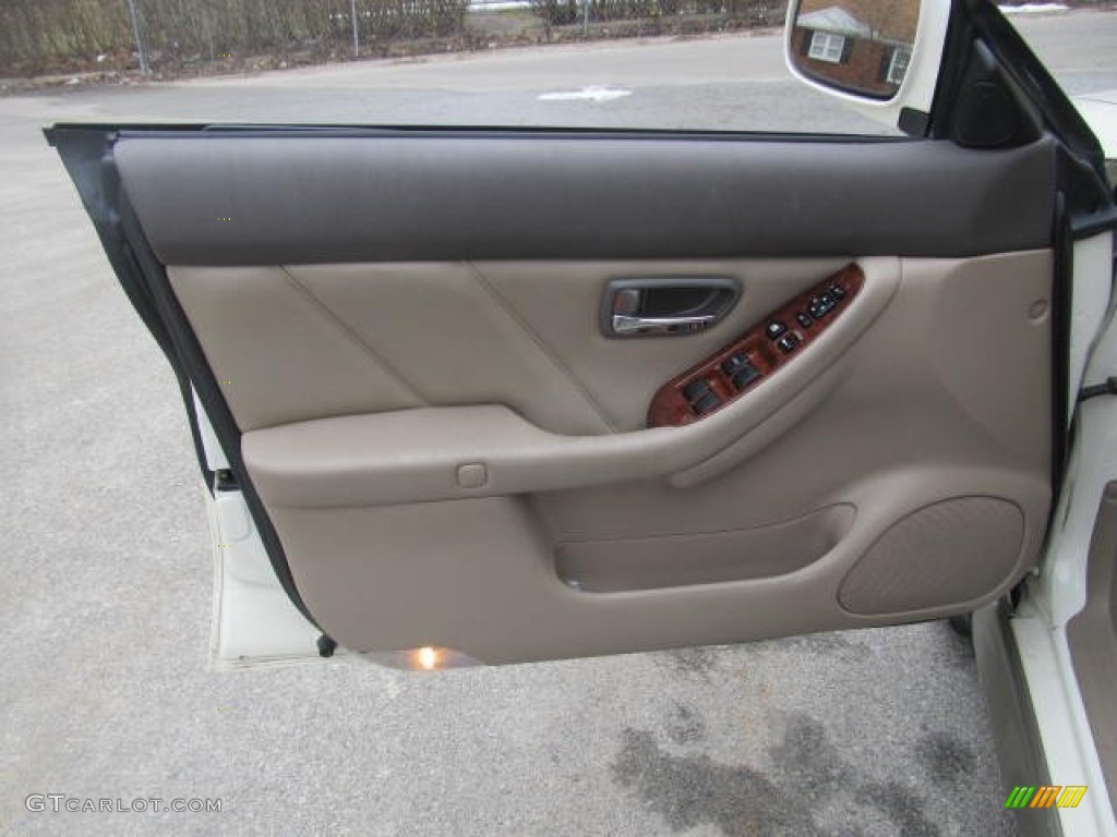 2004 Subaru Outback Limited Wagon Beige Door Panel Photo #78225771