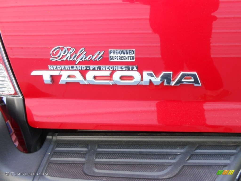 2009 Tacoma V6 SR5 PreRunner Double Cab - Barcelona Red Metallic / Sand Beige photo #20