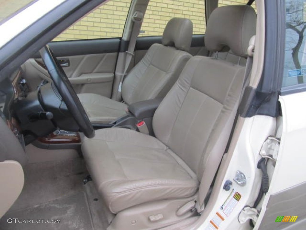 Beige Interior 2004 Subaru Outback Limited Wagon Photo #78225814