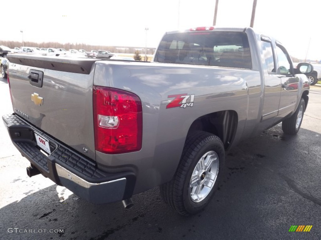 2013 Silverado 1500 LT Extended Cab 4x4 - Graystone Metallic / Light Titanium/Dark Titanium photo #5