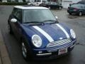 2002 Indi Blue Metallic Mini Cooper Hardtop  photo #5