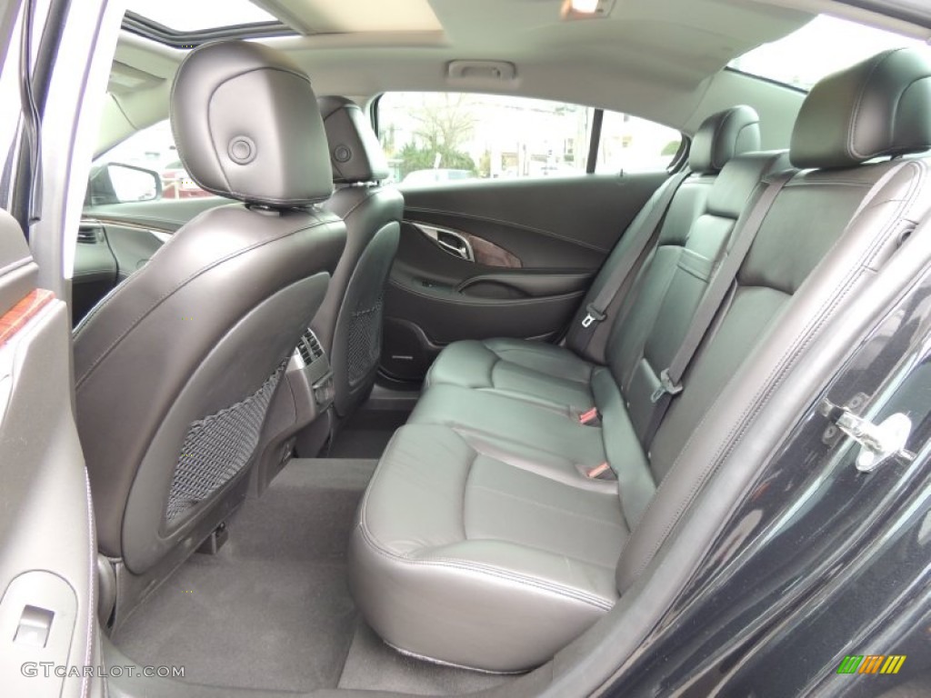 Ebony Interior 2010 Buick LaCrosse CXS Photo #78226302