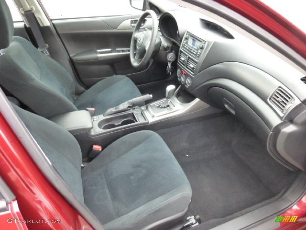 2011 Impreza 2.5i Premium Wagon - Camellia Red Pearl / Carbon Black photo #10