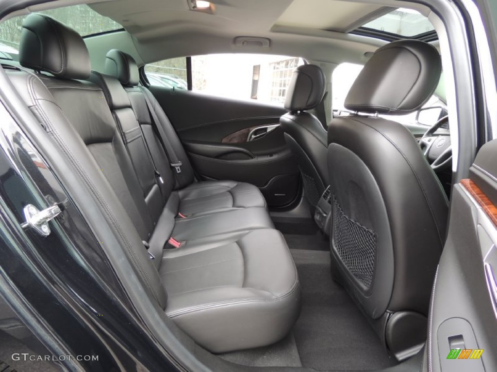 Ebony Interior 2010 Buick LaCrosse CXS Photo #78226344