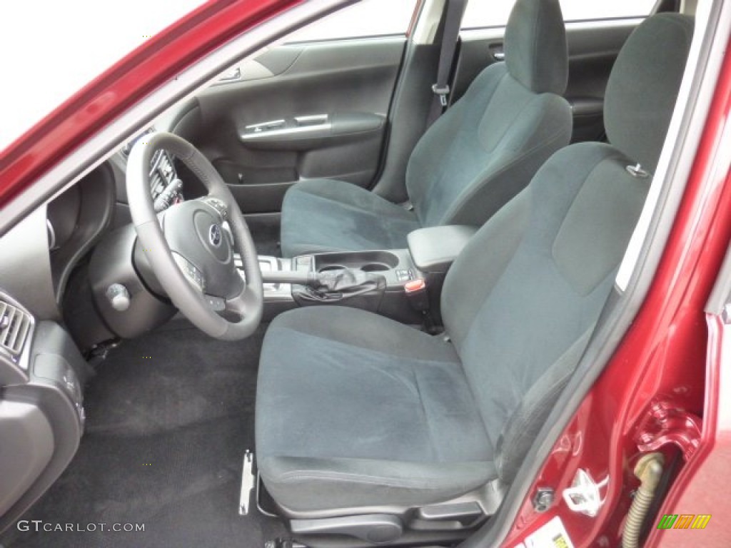 2011 Impreza 2.5i Premium Wagon - Camellia Red Pearl / Carbon Black photo #16