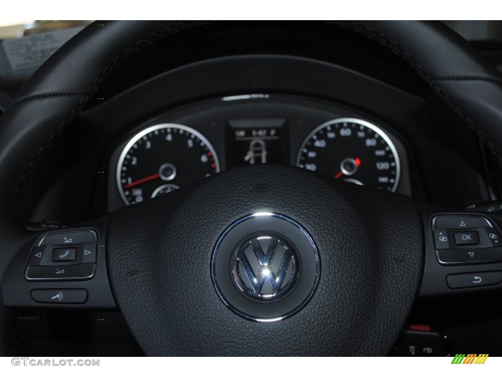 2013 Tiguan SE - Reflex Silver Metallic / Black photo #19