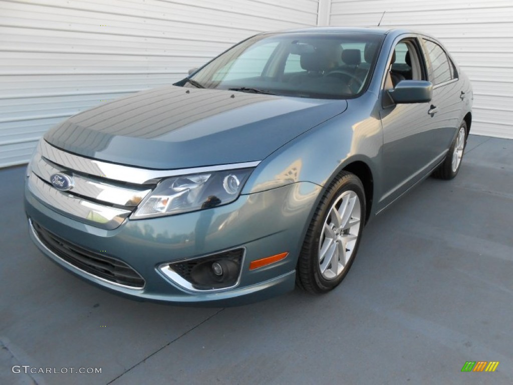 Steel Blue Metallic 2011 Ford Fusion SEL Exterior Photo #78227599