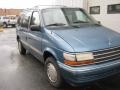 Skyblue Satin Glow 1993 Plymouth Voyager SE