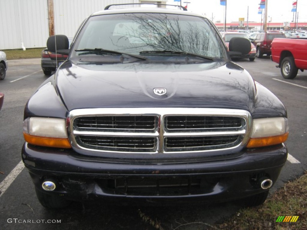1999 Durango SLT 4x4 - Patriot Blue Pearlcoat / Agate photo #2