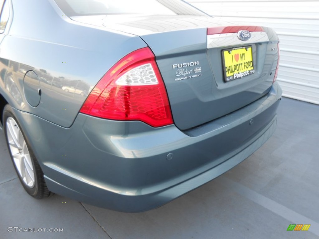 2011 Fusion SEL - Steel Blue Metallic / Charcoal Black photo #22