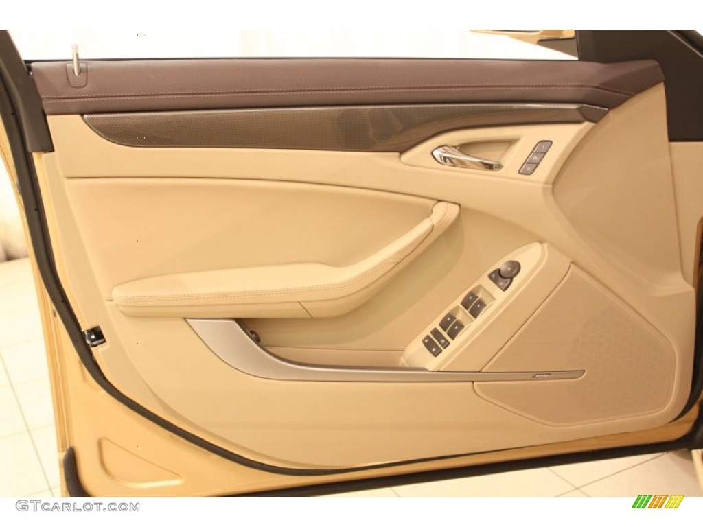 2013 CTS 4 3.0 AWD Sedan - Summer Gold Metallic / Cashmere/Cocoa photo #4
