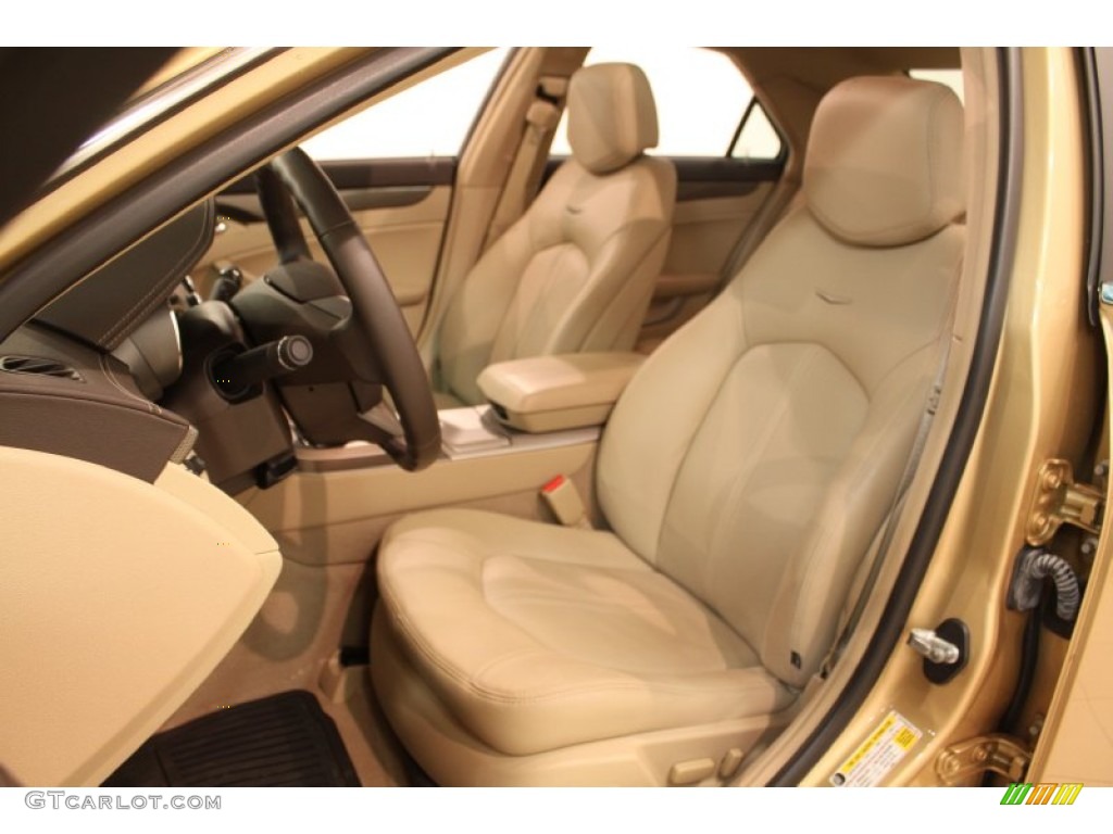 2013 CTS 4 3.0 AWD Sedan - Summer Gold Metallic / Cashmere/Cocoa photo #7