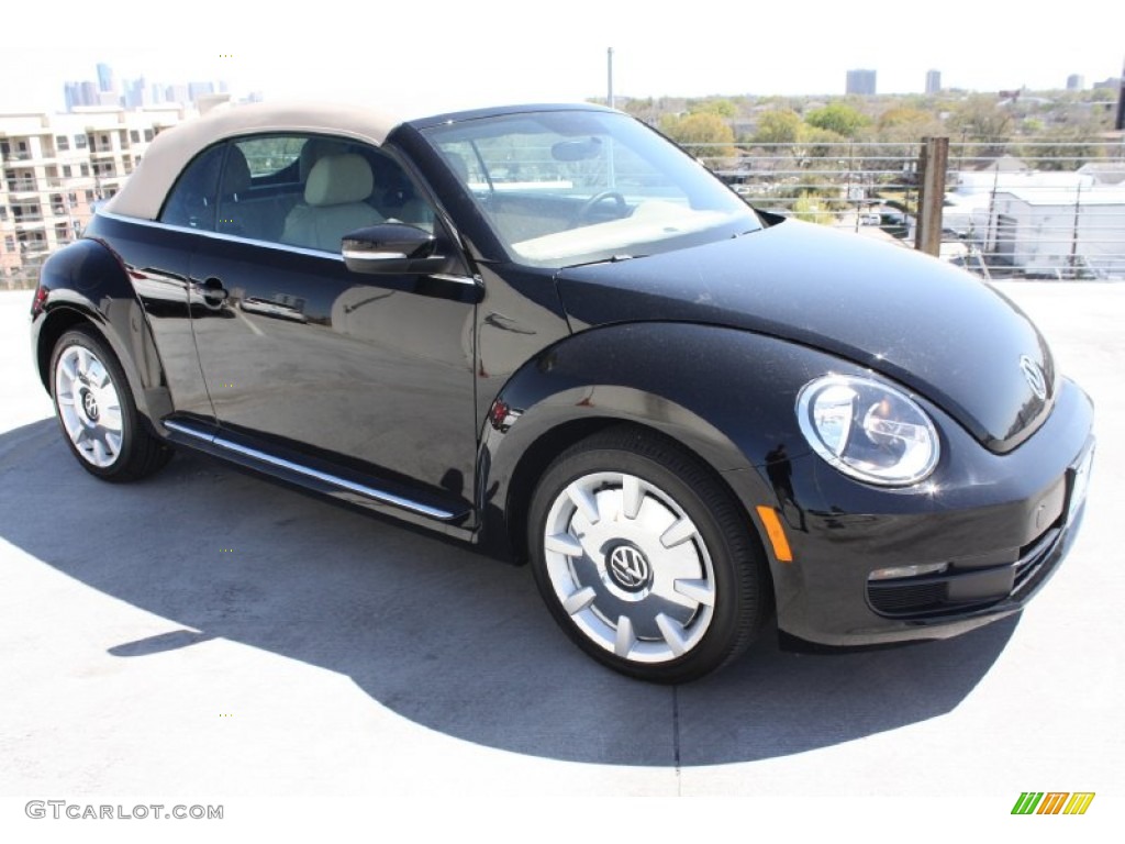 Black 2013 Volkswagen Beetle 2.5L Convertible Exterior Photo #78228322